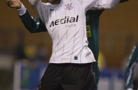 SP - CORINTHIANS/SP X JUVENTUDE/RS - ESPORTES - durante partida válida pelo Campeonato Brasileiro da segunda divisão 2008, primeiro turno, realizada no estádio do Pacaembu, zona oeste da cidade, nesta terca-feira a noite