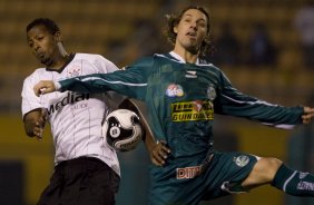 SP - CORINTHIANS/SP X JUVENTUDE/RS - ESPORTES - durante partida vlida pelo Campeonato Brasileiro da segunda diviso 2008, primeiro turno, realizada no estdio do Pacaembu, zona oeste da cidade, nesta terca-feira a noite