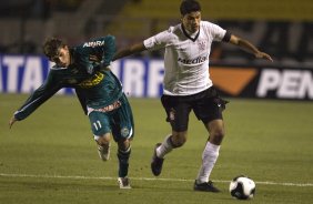 SP - CORINTHIANS/SP X JUVENTUDE/RS - ESPORTES - durante partida válida pelo Campeonato Brasileiro da segunda divisão 2008, primeiro turno, realizada no estádio do Pacaembu, zona oeste da cidade, nesta terca-feira a noite