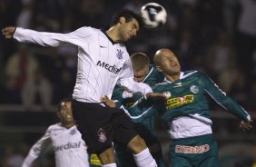 SP - CORINTHIANS/SP X JUVENTUDE/RS - ESPORTES - durante partida válida pelo Campeonato Brasileiro da segunda divisão 2008, primeiro turno, realizada no estádio do Pacaembu, zona oeste da cidade, nesta terca-feira a noite