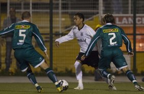 SP - CORINTHIANS/SP X JUVENTUDE/RS - ESPORTES - durante partida válida pelo Campeonato Brasileiro da segunda divisão 2008, primeiro turno, realizada no estádio do Pacaembu, zona oeste da cidade, nesta terca-feira a noite