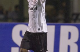 SP - CORINTHIANS/SP X JUVENTUDE/RS - ESPORTES - durante partida válida pelo Campeonato Brasileiro da segunda divisão 2008, primeiro turno, realizada no estádio do Pacaembu, zona oeste da cidade, nesta terca-feira a noite
