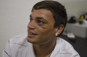 SP - CORINTHIANS/SP X JUVENTUDE/RS - ESPORTES - nos vestiários antes da partida válida pelo Campeonato Brasileiro da segunda divisão 2008, primeiro turno, realizada no estádio do Pacaembu, zona oeste da cidade, nesta terca-feira a noite