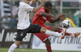 SP - CORINTHIANS/SP X ABC/RN- ESPORTES - durante partida vlida pelo Campeonato Brasileiro da segunda diviso 2008, ltima partida do primeiro turno, realizada no estdio da Pacaembu, neste sbado a tarde