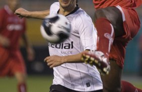 SP - CORINTHIANS/SP X ABC/RN- ESPORTES - durante partida válida pelo Campeonato Brasileiro da segunda divisão 2008, última partida do primeiro turno, realizada no estádio da Pacaembu, neste sábado a tarde