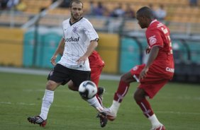 SP - CORINTHIANS/SP X ABC/RN- ESPORTES - durante partida vlida pelo Campeonato Brasileiro da segunda diviso 2008, ltima partida do primeiro turno, realizada no estdio da Pacaembu, neste sbado a tarde