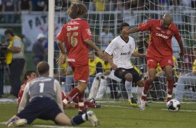 SP - CORINTHIANS/SP X ABC/RN- ESPORTES - durante partida vlida pelo Campeonato Brasileiro da segunda diviso 2008, ltima partida do primeiro turno, realizada no estdio da Pacaembu, neste sbado a tarde