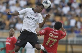 SP - CORINTHIANS/SP X ABC/RN- ESPORTES - durante partida válida pelo Campeonato Brasileiro da segunda divisão 2008, última partida do primeiro turno, realizada no estádio da Pacaembu, neste sábado a tarde
