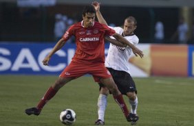 SP - CORINTHIANS/SP X ABC/RN- ESPORTES - durante partida vlida pelo Campeonato Brasileiro da segunda diviso 2008, ltima partida do primeiro turno, realizada no estdio da Pacaembu, neste sbado a tarde