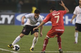 SP - CORINTHIANS/SP X ABC/RN- ESPORTES - durante partida válida pelo Campeonato Brasileiro da segunda divisão 2008, última partida do primeiro turno, realizada no estádio da Pacaembu, neste sábado a tarde