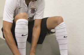 SP - CORINTHIANS/SP X ABC/RN- ESPORTES - nos vestiários antes da partida válida pelo Campeonato Brasileiro da segunda divisão 2008, última partida do primeiro turno, realizada no estádio da Pacaembu, neste sábado a tarde
