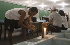AL - CRB/ALAGOAS X CORINTHIANS/SP - ESPORTES - nos vestiários antes da partida válida pelo Campeonato Brasileiro da segunda divisão 2008, primeira partida do returno, realizada no estádio Rei Pelé, neste sábado a tarde