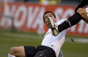 SP - CORINTHIANS/SP X ABC/RN - ESPORTES - durante partida vlida pelo returno do Campeonato Brasileiro da segunda diviso 2008, realizada no estdio do Pacaembu, neste sbado a tarde