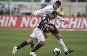 SP - CORINTHIANS/SP X ABC/RN - ESPORTES - durante partida vlida pelo returno do Campeonato Brasileiro da segunda diviso 2008, realizada no estdio do Pacaembu, neste sbado a tarde