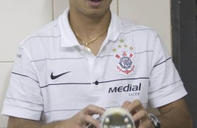 BSB - BRASILIENSE/BSB X CORINTHIANS/SP - ESPORTES - nos vestiários antes da partida válida pelo returno do Campeonato Brasileiro da segunda divisão de 2008, realizada no estádio Serejao/Serejão, nesta terca-feira a noite