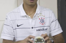 BSB - BRASILIENSE/BSB X CORINTHIANS/SP - ESPORTES - nos vestirios antes da partida vlida pelo returno do Campeonato Brasileiro da segunda diviso de 2008, realizada no estdio Serejao/Serejo, nesta terca-feira a noite