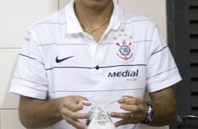 BSB - BRASILIENSE/BSB X CORINTHIANS/SP - ESPORTES - nos vestiários antes da partida válida pelo returno do Campeonato Brasileiro da segunda divisão de 2008, realizada no estádio Serejao/Serejão, nesta terca-feira a noite