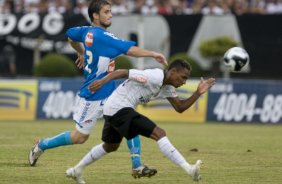 SP - SAO CAETANO/SP X CORINTHIANS/SP - ESPORTES - durante partida válida pelo returno do Campeonato Brasileiro da segunda divisão de 2008, realizada no estádio Brinco de Ouro da Princesa, em Campinas, neste sábado a tarde