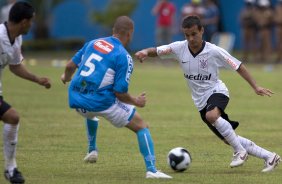 SP - SAO CAETANO/SP X CORINTHIANS/SP - ESPORTES - durante partida vlida pelo returno do Campeonato Brasileiro da segunda diviso de 2008, realizada no estdio Brinco de Ouro da Princesa, em Campinas, neste sbado a tarde