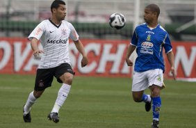 SP- CORINTHIANS/SP X SANTO ANDRE/SP - ESPORTES - durante a partida válida pelo returno do Campeonato Brasileiro da segunda divisão de 2008, realizada no estádio do Pacaembu, zona oeste da cidade, neste sábado a tarde