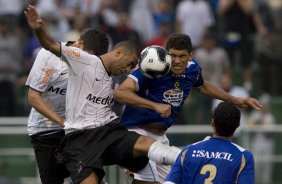 SP- CORINTHIANS/SP X SANTO ANDRE/SP - ESPORTES - durante partida válida pelo returno do Campeonato Brasileiro da segunda divisão de 2008, realizada no estádio do Pacaembu, zona oeste da cidade, neste sábado a tarde