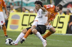 SP - CORINTHIANS/SP X VILA NOVA/GO - ESPORTES - durante a partida vlida pelo returno do Campeonato Brasileiro Serie B, realizado no estdio do Pacaembu, zona oeste da cidade, neste sbado a tarde