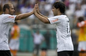 SP - CORINTHIANS/SP X VILA NOVA/GO - ESPORTES - durante a partida vlida pelo returno do Campeonato Brasileiro Serie B, realizado no estdio do Pacaembu, zona oeste da cidade, neste sbado a tarde