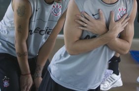 Durante treino do Corinthians realizado esta tarde no Spa Sport Resort, na cidade de Itu, interior de So Paulo, durante a pre-temporada de 2009; O time faz sua estreia no Campeonato Paulista no dia 22/01, contra o Barueri, no Pacaembu