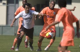 Durante jogo-treino do Corinthians contra o Unio Barbarense, realizado esta tarde no Spa Sport Resort, na cidade de Itu, interior de So Paulo, durante a pre-temporada de 2009; O time faz sua estreia no Campeonato Paulista no dia 22/01, contra o Barueri, no Pacaembu