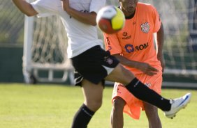 Durante jogo-treino do Corinthians contra o União Barbarense, realizado esta tarde no Spa Sport Resort, na cidade de Itu, interior de São Paulo, durante a pre-temporada de 2009; O time faz sua estreia no Campeonato Paulista no dia 22/01, contra o Barueri, no Pacaembu