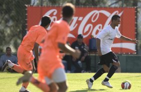 Durante jogo-treino do Corinthians contra o União Barbarense, realizado esta tarde no Spa Sport Resort, na cidade de Itu, interior de São Paulo, durante a pre-temporada de 2009; O time faz sua estreia no Campeonato Paulista no dia 22/01, contra o Barueri, no Pacaembu