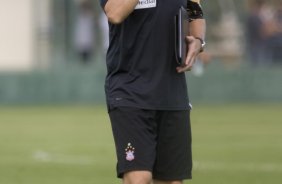 Durante jogo-treino do Corinthians contra o Unio Barbarense, realizado esta tarde no Spa Sport Resort, na cidade de Itu, interior de So Paulo, durante a pre-temporada de 2009; O time faz sua estreia no Campeonato Paulista no dia 22/01, contra o Barueri, no Pacaembu