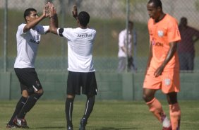 Durante jogo-treino do Corinthians contra o Unio Barbarense, realizado esta tarde no Spa Sport Resort, na cidade de Itu, interior de So Paulo, durante a pre-temporada de 2009; O time faz sua estreia no Campeonato Paulista no dia 22/01, contra o Barueri, no Pacaembu