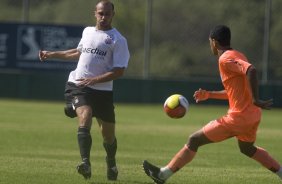 Durante jogo-treino do Corinthians contra o União Barbarense, realizado esta tarde no Spa Sport Resort, na cidade de Itu, interior de São Paulo, durante a pre-temporada de 2009; O time faz sua estreia no Campeonato Paulista no dia 22/01, contra o Barueri, no Pacaembu
