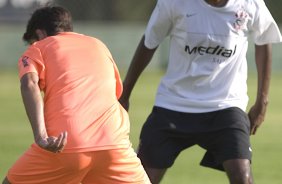 Durante jogo-treino do Corinthians contra o União Barbarense, realizado esta tarde no Spa Sport Resort, na cidade de Itu, interior de São Paulo, durante a pre-temporada de 2009; O time faz sua estreia no Campeonato Paulista no dia 22/01, contra o Barueri, no Pacaembu
