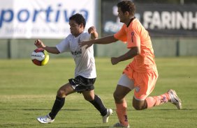 Durante jogo-treino do Corinthians contra o Unio Barbarense, realizado esta tarde no Spa Sport Resort, na cidade de Itu, interior de So Paulo, durante a pre-temporada de 2009; O time faz sua estreia no Campeonato Paulista no dia 22/01, contra o Barueri, no Pacaembu