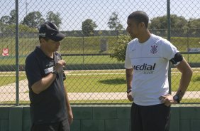 Durante treino do Corinthians realizado esta manh no Spa Sport Resort, na cidade de Itu, interior de So Paulo, durante a pre-temporada de 2009; O time faz sua estreia no Campeonato Paulista no dia 22/01, contra o Barueri, no Pacaembu