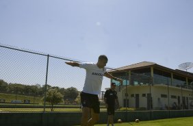 Durante treino do Corinthians realizado esta manh no Spa Sport Resort, na cidade de Itu, interior de So Paulo, durante a pre-temporada de 2009; O time faz sua estreia no Campeonato Paulista no dia 22/01, contra o Barueri, no Pacaembu