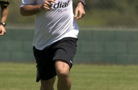 Durante treino do Corinthians realizado esta manh no Spa Sport Resort, na cidade de Itu, interior de So Paulo, durante a pre-temporada de 2009; O time faz sua estreia no Campeonato Paulista no dia 22/01, contra o Barueri, no Pacaembu