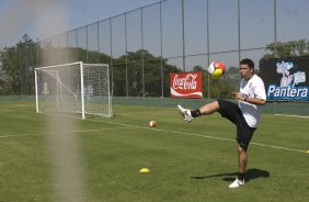 Durante treino do Corinthians realizado esta manh no Spa Sport Resort, na cidade de Itu, interior de So Paulo, durante a pre-temporada de 2009; O time faz sua estreia no Campeonato Paulista no dia 22/01, contra o Barueri, no Pacaembu