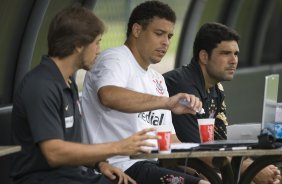 Durante o treino do Corinthians realizado esta manh no Spa Sport Resort, na cidade de Itu, interior de So Paulo, durante a pre-temporada de 2009; O time faz sua estreia no Campeonato Paulista no dia 22/01, contra o Barueri, no Pacaembu