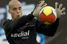 Durante o treino do Corinthians realizado esta manh no Spa Sport Resort, na cidade de Itu, interior de So Paulo, durante a pre-temporada de 2009; O time faz sua estreia no Campeonato Paulista no dia 22/01, contra o Barueri, no Pacaembu