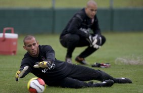 Durante o treino do Corinthians realizado esta manh no Spa Sport Resort, na cidade de Itu, interior de So Paulo, durante a pre-temporada de 2009; O time faz sua estreia no Campeonato Paulista no dia 22/01, contra o Barueri, no Pacaembu