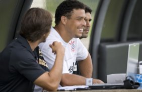 Durante o treino do Corinthians realizado esta manh no Spa Sport Resort, na cidade de Itu, interior de So Paulo, durante a pre-temporada de 2009; O time faz sua estreia no Campeonato Paulista no dia 22/01, contra o Barueri, no Pacaembu