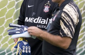 Durante o treino do Corinthians realizado esta manh no Spa Sport Resort, na cidade de Itu, interior de So Paulo, durante a pre-temporada de 2009; O time faz sua estreia no Campeonato Paulista no dia 22/01, contra o Barueri, no Pacaembu