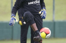 Durante o treino do Corinthians realizado esta manh no Spa Sport Resort, na cidade de Itu, interior de So Paulo, durante a pre-temporada de 2009; O time faz sua estreia no Campeonato Paulista no dia 22/01, contra o Barueri, no Pacaembu