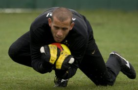 Durante o treino do Corinthians realizado esta manh no Spa Sport Resort, na cidade de Itu, interior de So Paulo, durante a pre-temporada de 2009; O time faz sua estreia no Campeonato Paulista no dia 22/01, contra o Barueri, no Pacaembu