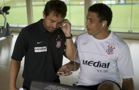 Durante o treino do Corinthians realizado esta manh no Spa Sport Resort, na cidade de Itu, interior de So Paulo, durante a pre-temporada de 2009; Amanha o time faz um amistoso no Pacaembu contra o Estudiantes de Buenos Aires e sua estreia no Campeonato Paulista ser no dia 22/01, contra o Barueri, tambem no Pacaembu