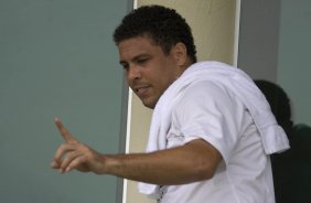 Durante o treino do Corinthians realizado esta manh no Spa Sport Resort, na cidade de Itu, interior de So Paulo, durante a pre-temporada de 2009; Amanha o time faz um amistoso no Pacaembu contra o Estudiantes de Buenos Aires e sua estreia no Campeonato Paulista ser no dia 22/01, contra o Barueri, tambem no Pacaembu