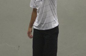 SP - ESPORTES - CORINTHIANS/BRASIL X ESTUDIANTES/ARGENTINA -  nos vestirios antes do jogo amistoso internacional realizado esta tarde no Pacaembu, quando foram apresentados os novos contratados para o ano de 2009; o time estreia no Campeonato Paulista dia 22/01contra o Barueri, tambem no Pacaembu